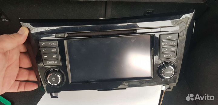 Ниссан кошкай штатная магнитола