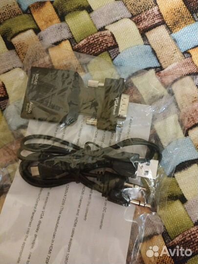 VGA to hdmi переходник адаптер конвертер с аудио