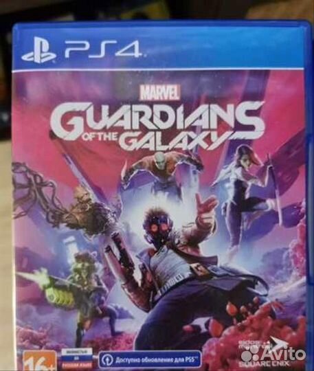 Запечатанный диск ps4/ps5 Стражи Галактики