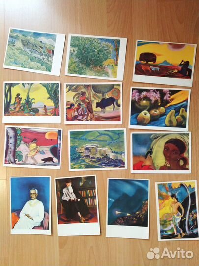 Открытки по искусству СССР 50-80