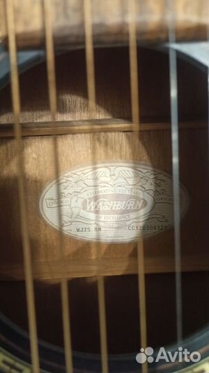 Акустическая гитара washburn WJ7S