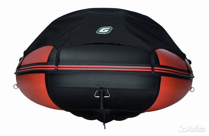 Надувная лодка gladiator e420pro Красная