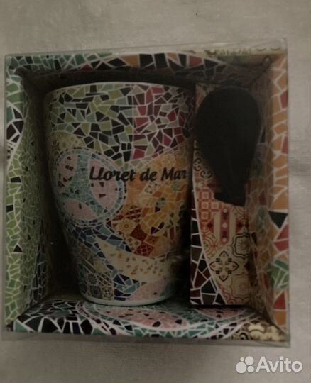 Сувенирная кружка с ложкой