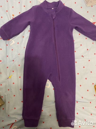 Флисовый комбинезон