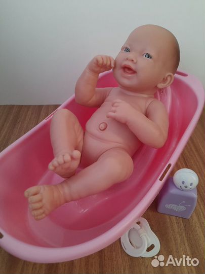 Кукла - пупс с ванночкой Вerenguer. (Испания)