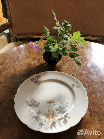 Тарелка. Фарфор. Братья Корниловы