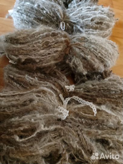 Пряжа собачья шерсть (пух)