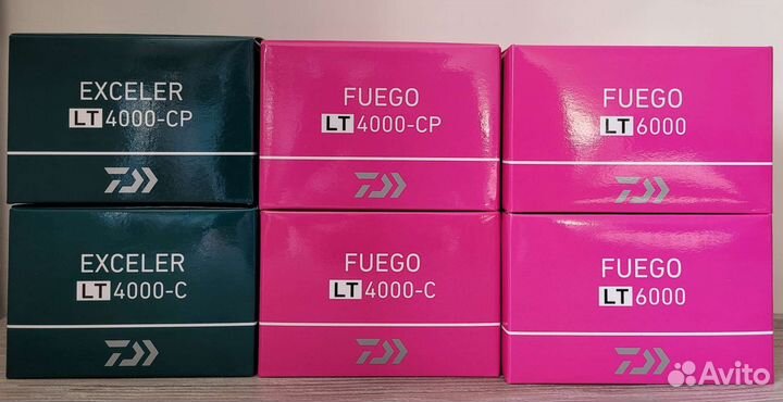 Катушка Daiwa 20 Fuego и 20 Exceler