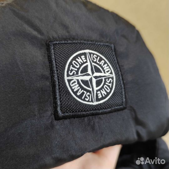 Шапка ушанка балаклава зимняя Stone Island новая