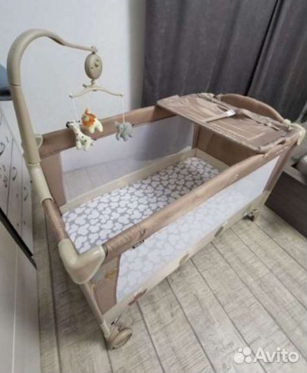 Детская кровать манеж с матрасом