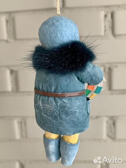 Ватные игрушки с символом Нового года 2025