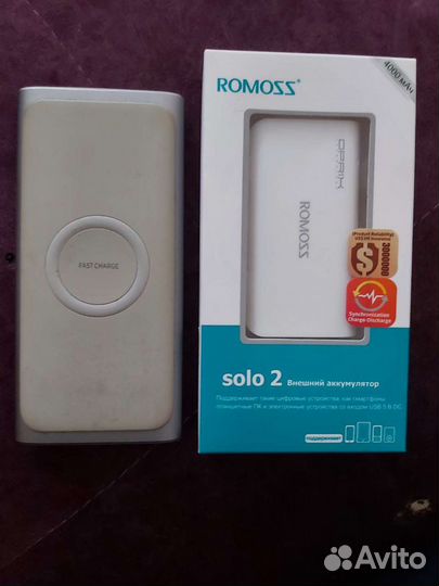 Powerbank новый RoHS romoss 4000 мАч micro-usb