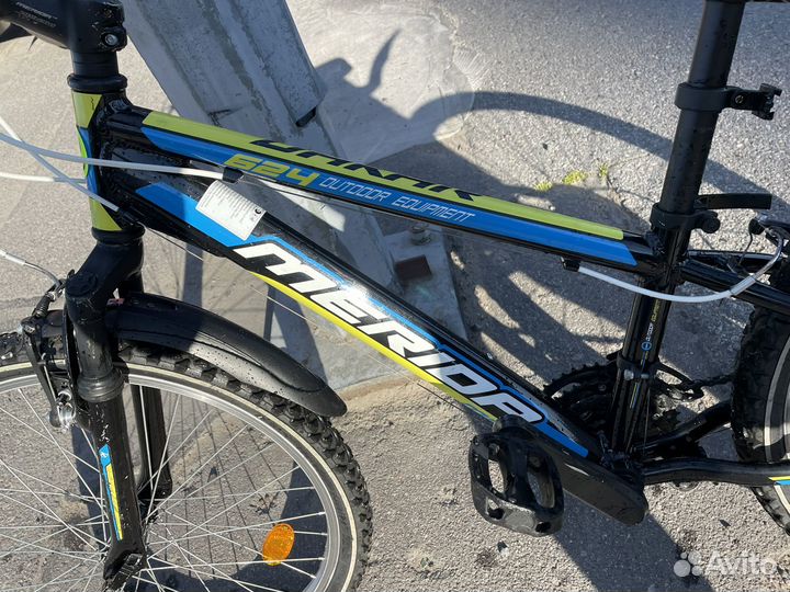 Велосипед горный merida подростковый 24