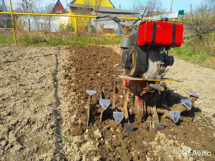 Мотоблок, вспашка участка
