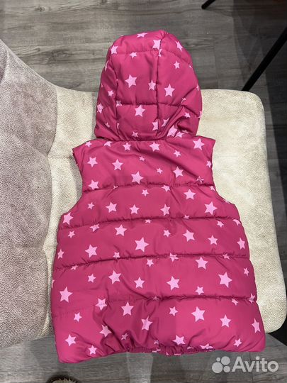 Жилет утепленный для девочки 86