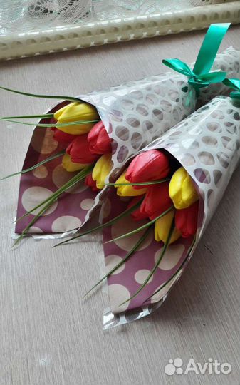 Букеты Тюльпанов из Мыла ручной работы