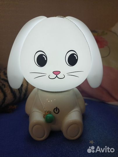 Лампа-ночник зайчик детский