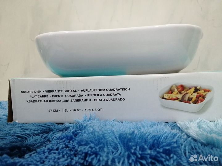 Керамическая форма для запекания новая в упаковке