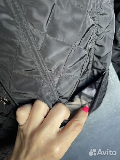 Куртка жакет женская черная демисезонная Burberry