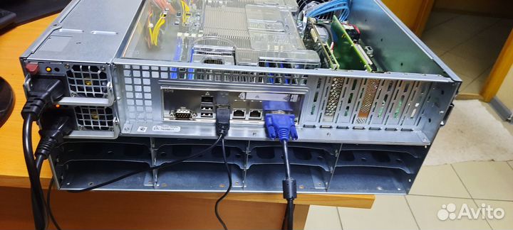 Сервер Supermicro 4U LGA2011 (Xeon 2650 v2, 64Gb)
