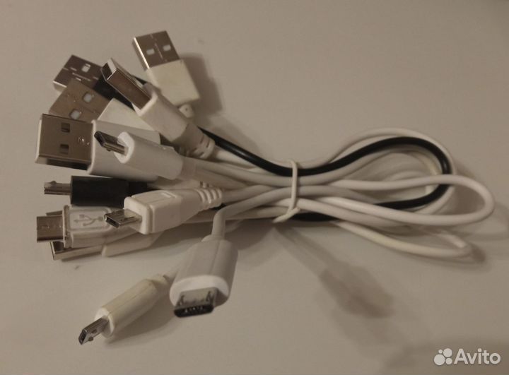 Кабель USB (папа) - microusb (папа). Длина 25-30см