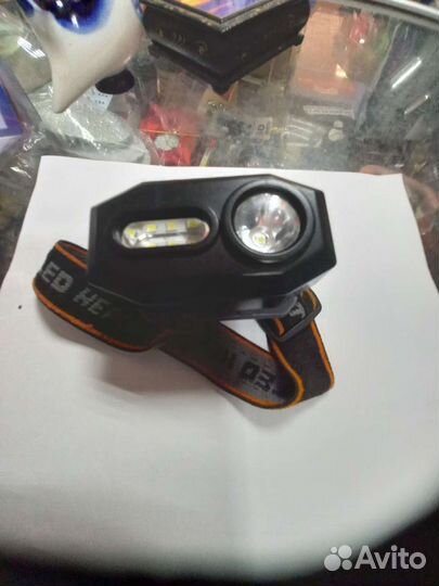 Налобный фонарь аккумуляторный