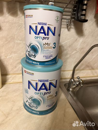 Смесь nan opti pro 3