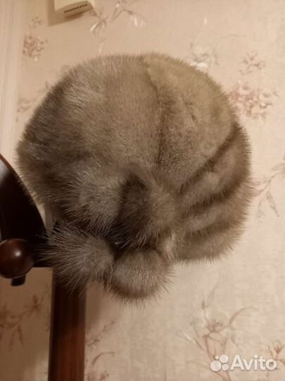Шапка норковая женская 56р