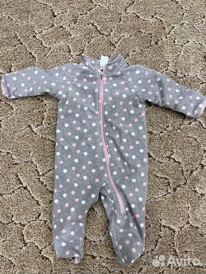 Флисовый комбинезон 80