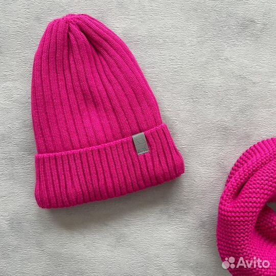 Шапка тыковка трюфель (флисовый подклад)