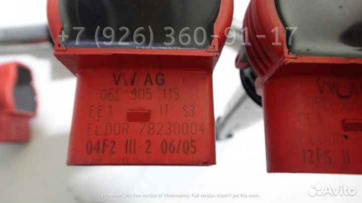 Катушка зажигания 06E905115E Ауди Фольксваген