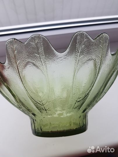 Ваза цветное стекло бу