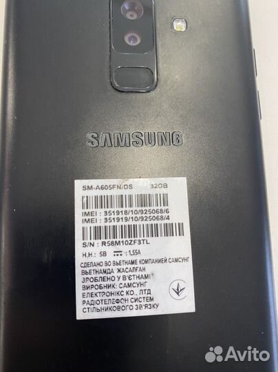 Samsung galaxy a6 plus 32 gb