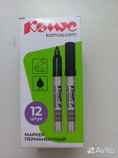Перманентный маркер Комус