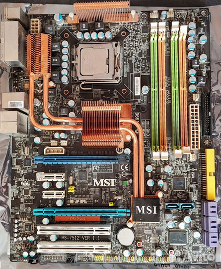 Материнская плата Socket LGA775 MSI P45