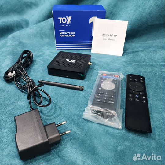 Тв приставка, Android tv приставка, 4/32. Новая