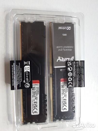 Оперативная память Kingston fury Beast Black KF436