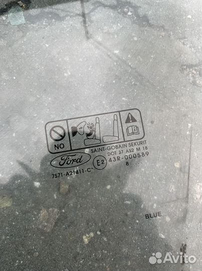 Стекло Ford Mondeo 4 2008 blue
