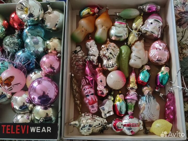Елочные игрушки СССР