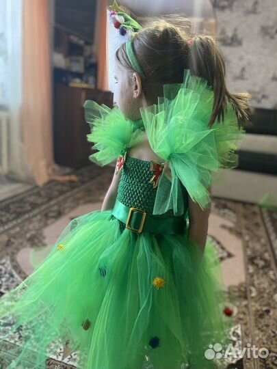 Новогоднее платье елочка