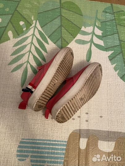 Розовые слипоны кеды 27