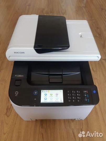 Мфу лазерный цветной Ricoh SP C260sfnw. принтер