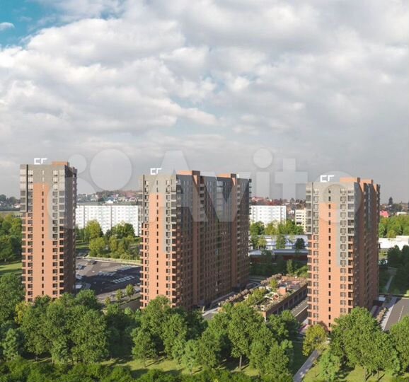 2-к. квартира, 67,3 м², 16/19 эт.