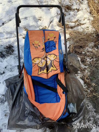 Коляска санки