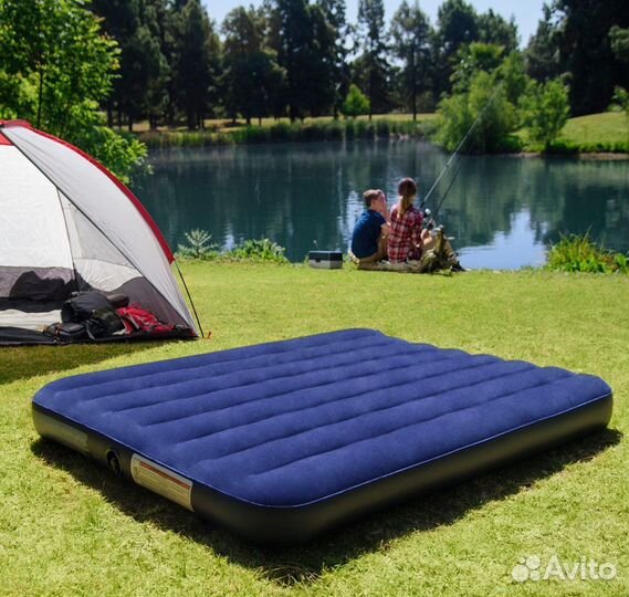 Надувная кровать intex 190x137x25см