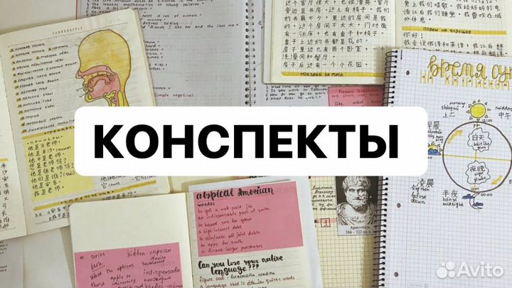 Конспект от руки