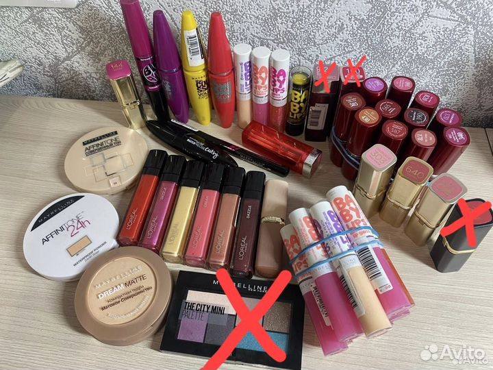 Косметика L'Oréal и Maybelline