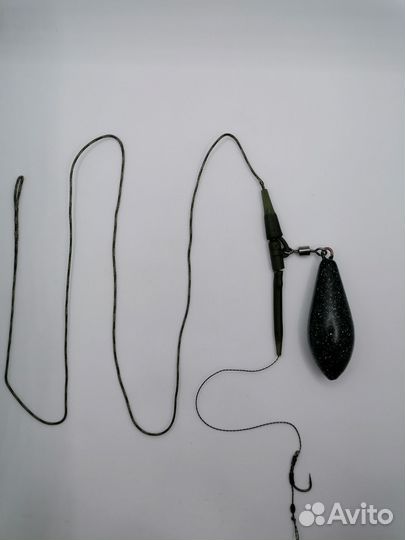 Карповый монтаж, безопасная клипса,инлайн,вертолет