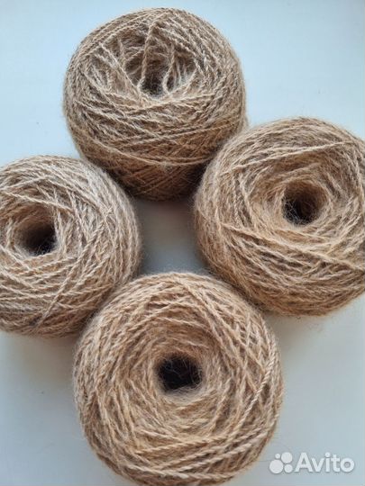 Пряжа из пуха чау-чау ручной работы