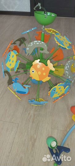 Люстра и светильник в детскую комнату